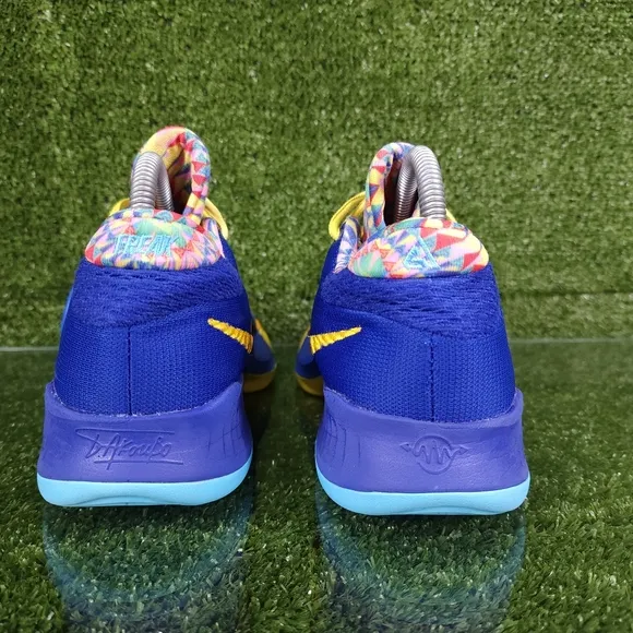 Nike Freak 4 SE Big Kids Royal Blue &amp; Yellow Basketball Shoes Size 6.5 Y