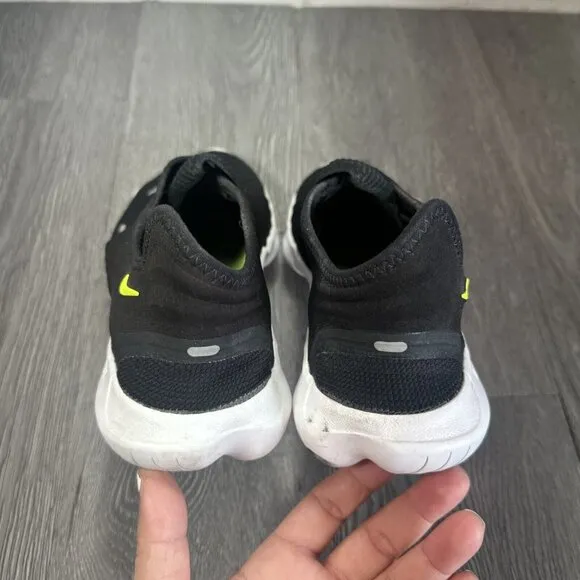 Nike Free RN Flyknit 3.0 Mens Size 10 Black Athletic Running Shoes Sneakers