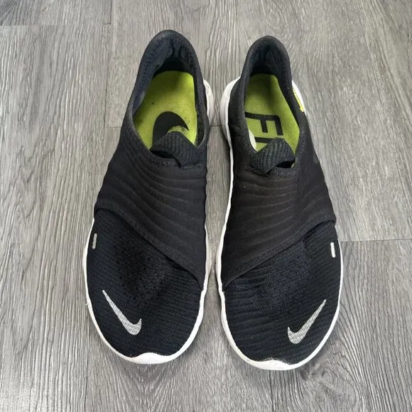 Nike Free RN Flyknit 3.0 Mens Size 10 Black Athletic Running Shoes Sneakers