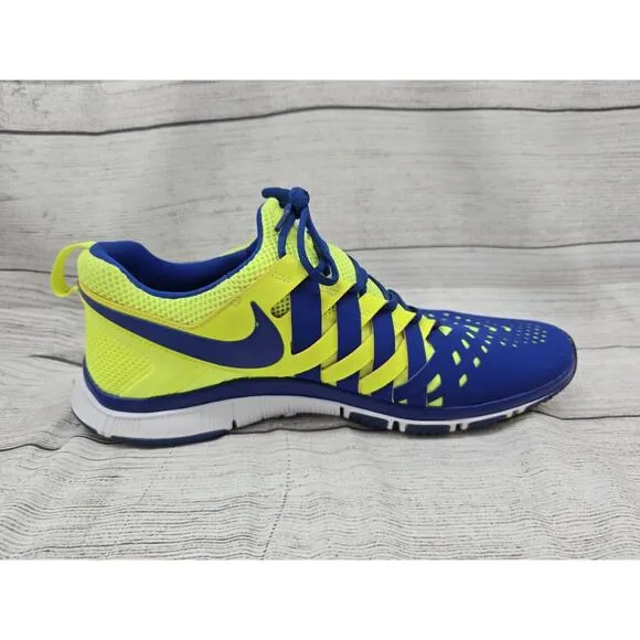 Nike Free Trainer 5.0 Athletic Shoes Mens Size 13 Volt Hyper Blue EUC
