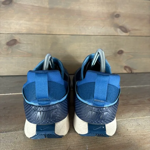nike go flyease womens size 8 shoes blue slip on comfort running sneakers