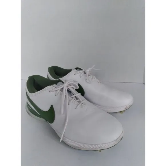 Nike Golf Shoes‎ Victory Tour 3 Spiked White Green Comfort Size (See Pics)