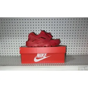 Nike Huarache Run GS Triple Red Athletic Shoes Sneakers Youth Size 4Y Womens 5.5