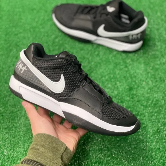 Nike Ja 1 TB Low Mens Basketball Shoes Black FV1303-001 VNDS Sz 7.5