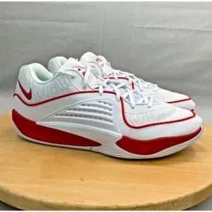 Nike KD 16 TB Mens Size 13.5 Basketball Shoes White Red Athletic Sneakers NEW