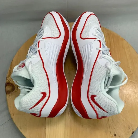Nike KD 16 TB Mens Size 13.5 Basketball Shoes White Red Athletic Sneakers NEW