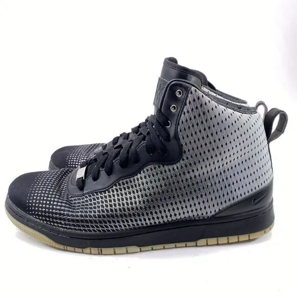 Nike KD Vlll 8 NSW Lifestyle Mens Sz 12.5 Silver Black Athletic Shoes 749637-004