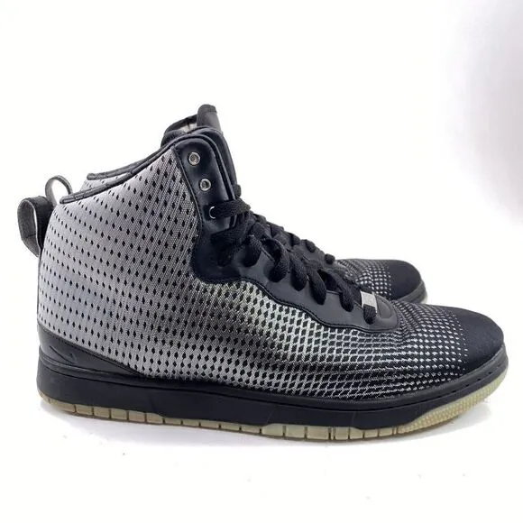Nike KD Vlll 8 NSW Lifestyle Mens Sz 12.5 Silver Black Athletic Shoes 749637-004