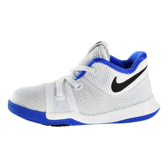 Nike Kyrie 3 (TD) Athletic Sneakers White Blue Toddlers Size 10c