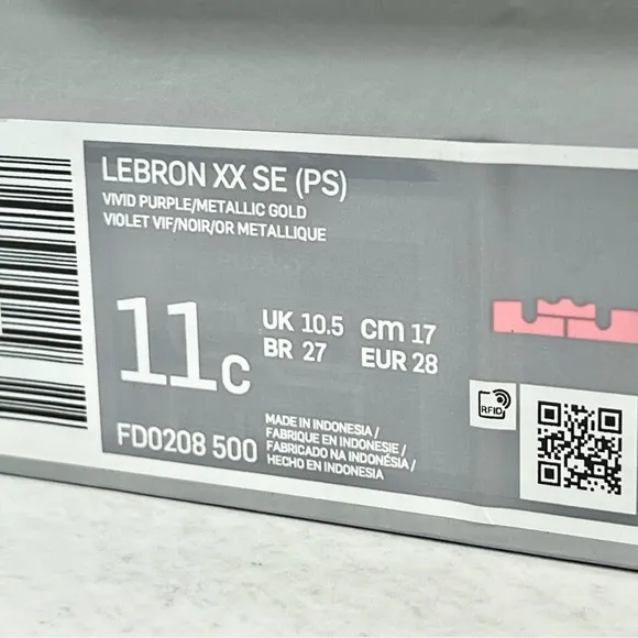 Nike Lebron 20 SE PS ‘Young Heirs’ Vivid Purple Basketball Shoes