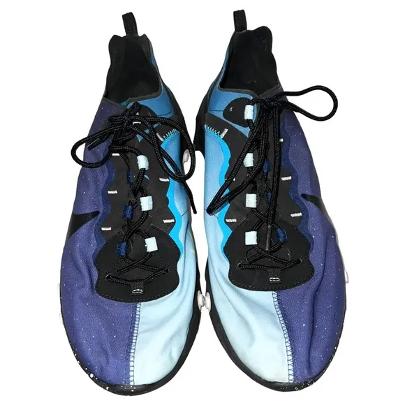 Nike React Element 55 Day And Night Shoes Men’s Size 13 Purple Blue Black
