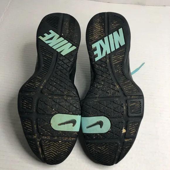 Nike Reax Rockstar Black Blue 415355 Sneakers Womens 8.5 Shoes Athletic