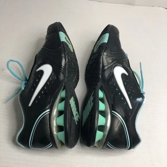 Nike Reax Rockstar Black Blue 415355 Sneakers Womens 8.5 Shoes Athletic