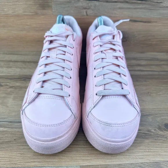 Nike Size 8.5 Women's Blazer Low Platform Sneaker Shoes: Pink: DJ0292-600