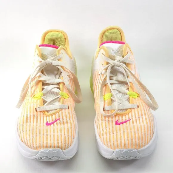 Nike SZ 10 Lebron Witness VI 6 EP Lemon Twist DC8994-101 Men's Sneaker Shoes EUC