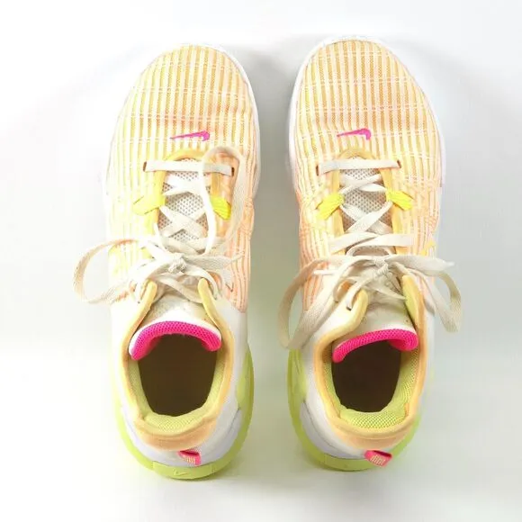 Nike SZ 10 Lebron Witness VI 6 EP Lemon Twist DC8994-101 Men's Sneaker Shoes EUC