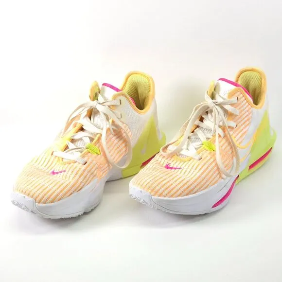 Nike SZ 10 Lebron Witness VI 6 EP Lemon Twist DC8994-101 Men's Sneaker Shoes EUC