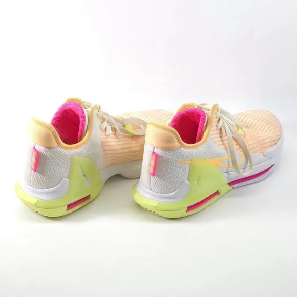 Nike SZ 10 Lebron Witness VI 6 EP Lemon Twist DC8994-101 Men's Sneaker Shoes EUC
