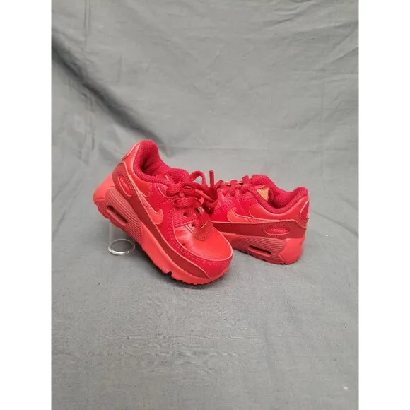 Nike Toddlers Air Max 90 Sneakers Slip On University Red Size 4 NEW IN BOX!