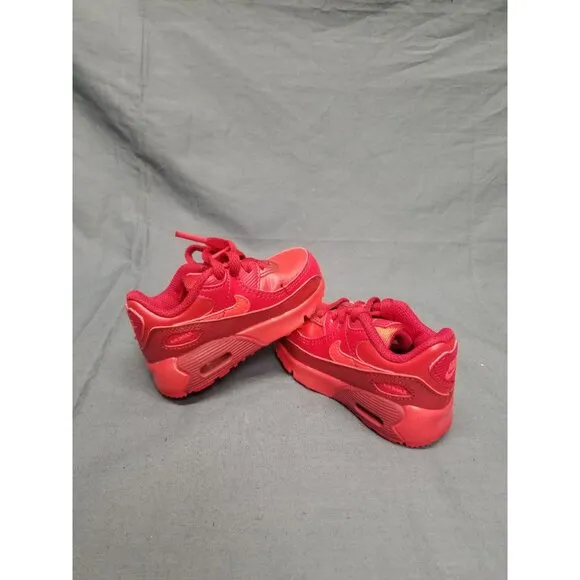 Nike Toddlers Air Max 90 Sneakers Slip On University Red Size 4 NEW IN BOX!