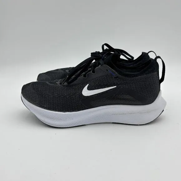 Nike Zoom Fly 4 Black White Running Sneakers Shoes Men's 7.5 Walk Comfort
