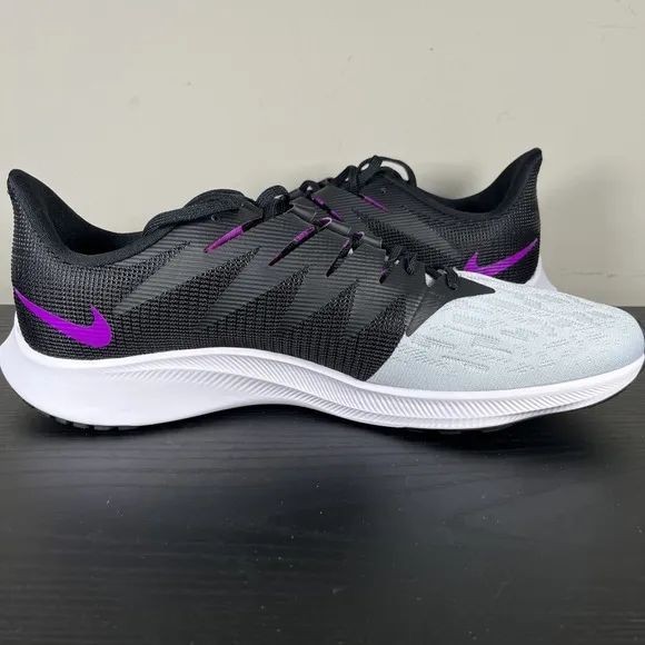Nike Zoom Rival Fly Mens Sz.14 CD7288 Pure Platinum/Hyper Violet Athletic Shoes