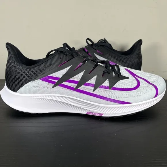 Nike Zoom Rival Fly Mens Sz.14 CD7288 Pure Platinum/Hyper Violet Athletic Shoes