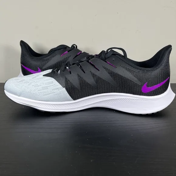 Nike Zoom Rival Fly Mens Sz.14 CD7288 Pure Platinum/Hyper Violet Athletic Shoes