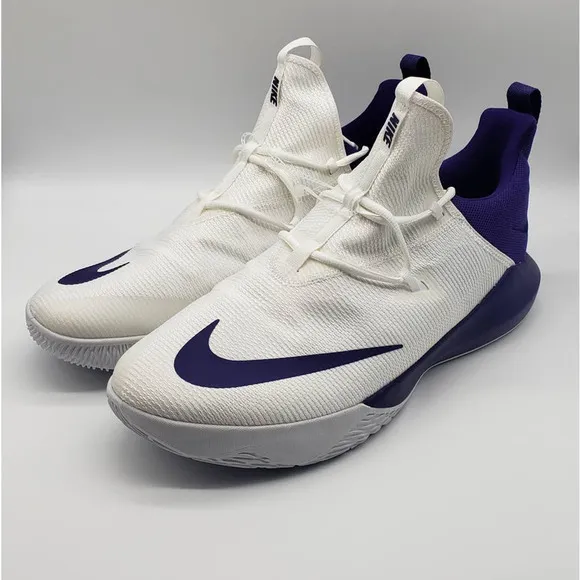 Nike Zoom Shift 2 Purple White Basketball Athletic Shoes AT3873-111 Men Sz 17🛒