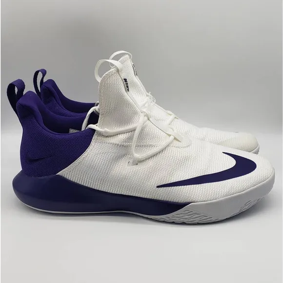 Nike Zoom Shift 2 Purple White Basketball Athletic Shoes AT3873-111 Men Sz 17🛒