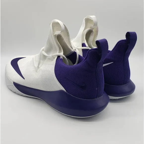 Nike Zoom Shift 2 Purple White Basketball Athletic Shoes AT3873-111 Men Sz 17🛒