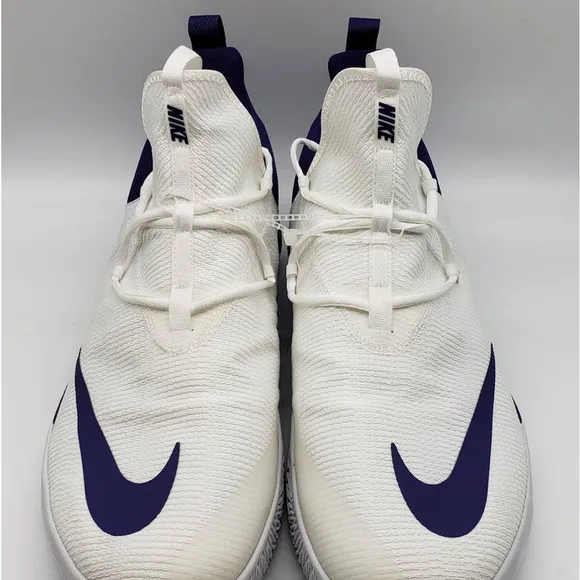 Nike Zoom Shift 2 Purple White Basketball Athletic Shoes AT3873-111 Men Sz 17🛒
