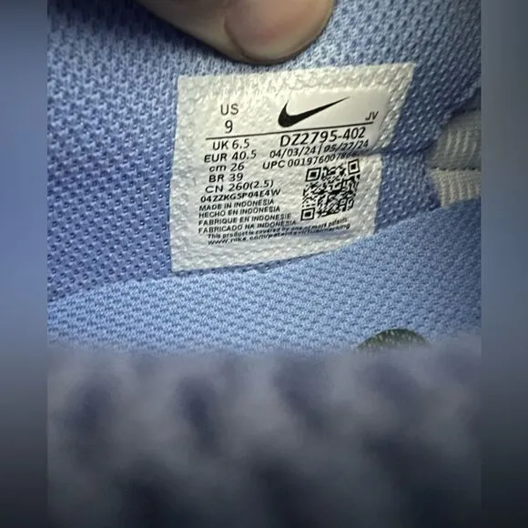 Nike Cortez Blue Green Athletic Shoes