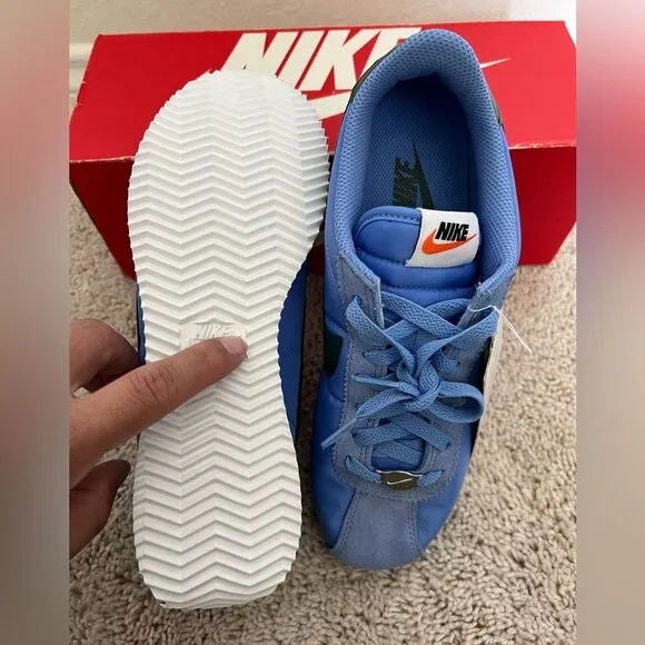 Nike Cortez Blue Green Athletic Shoes