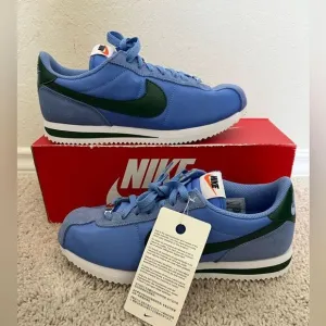 Nike Cortez Blue Green Athletic Shoes