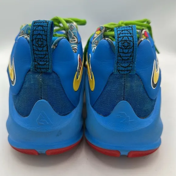 Nike Zoom Freak 3 NRG UNO Blue Green Athletic Shoes Sneakers, Men’s 8