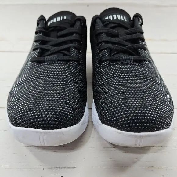 NOBULL SuperFabric‎ Black Lace Up Athletic Sneaker Shoes Mens 7.5 Womens 9