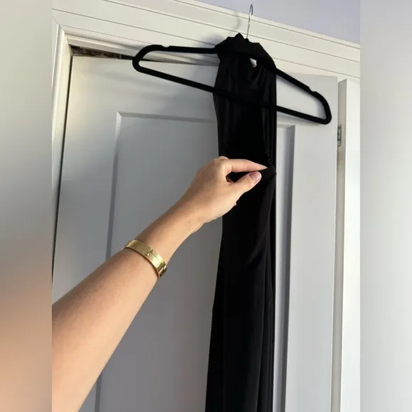 Norma Kamali Turtle Fishtail Midi Dress