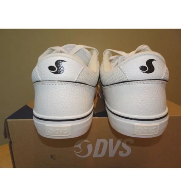 NWD Men's DVS Barton Leather Athletic Shoe White