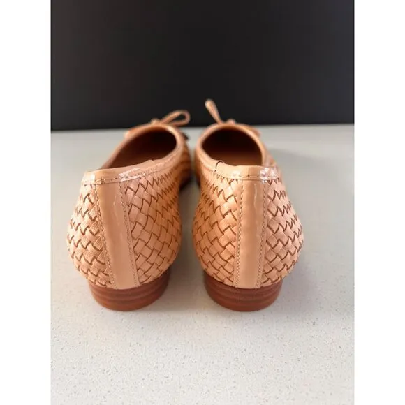 NWOT Donald Pliner Women's Woven natural beige Ballet Flats shoes size 7