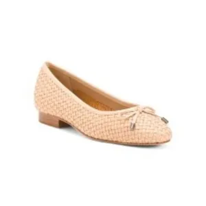 NWOT Donald Pliner Women's Woven natural beige Ballet Flats shoes size 7