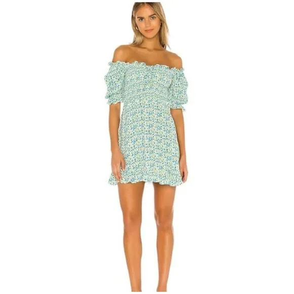 NWOT FAITHFULL THE BRAND Dress 4 Donna Mini Tilde Floral