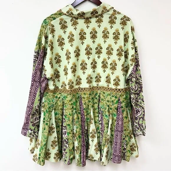 NWOT Free People Hazy Baby Printed Mini Dress Size XS