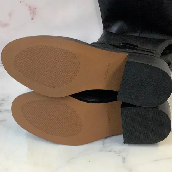 NWOT L Paola Black Boots Womens Size 8.5 US