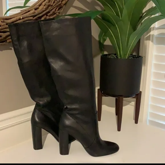 NWOT Steve Madden Eton Genuine Leather Knee High Boots, Size: 10,…