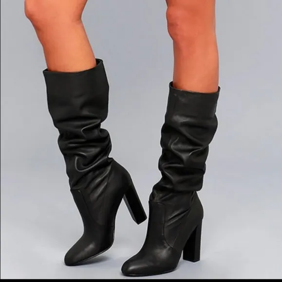 NWOT Steve Madden Eton Genuine Leather Knee High Boots, Size: 10,…
