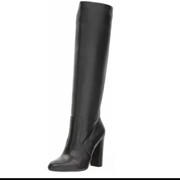 NWOT Steve Madden Eton Genuine Leather Knee High Boots, Size: 10,…