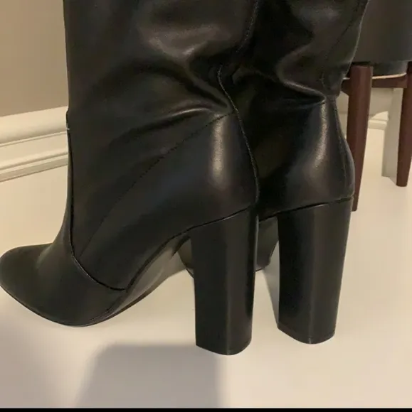 NWOT Steve Madden Eton Genuine Leather Knee High Boots, Size: 10,…