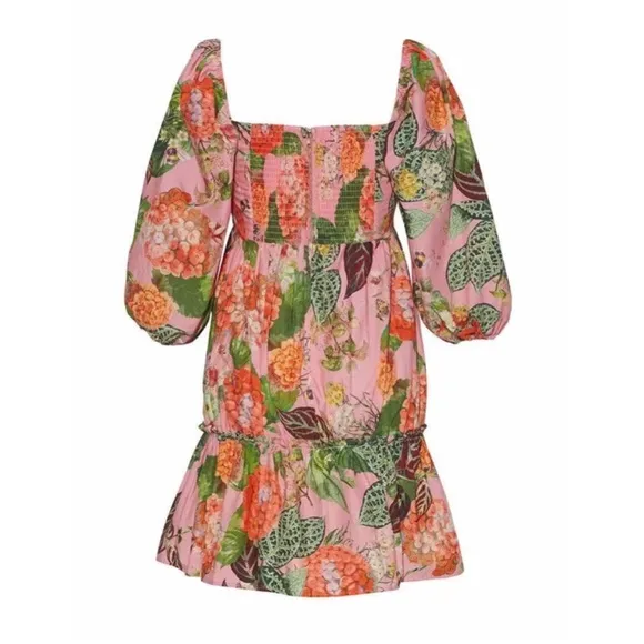 NWT $425 Cara Cara Sip Sip Mini Dress in Avery Floral