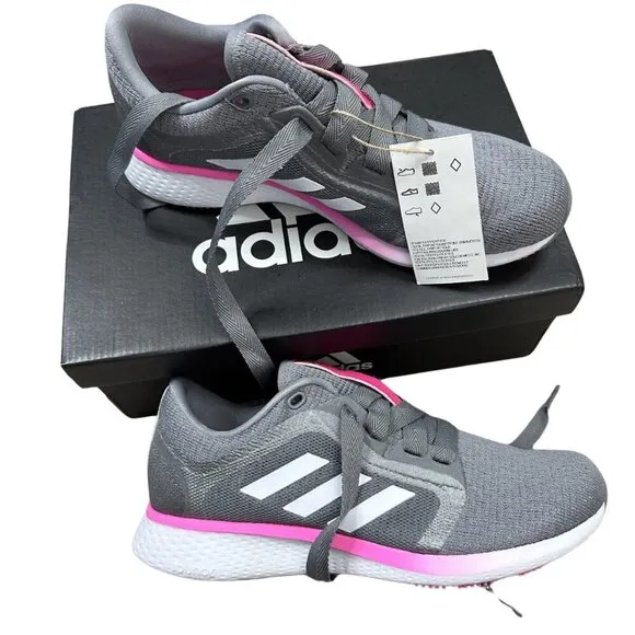 NWT adidas Edge Lux 4 Shoes Grey/Pink FX9954 Womens Size 7